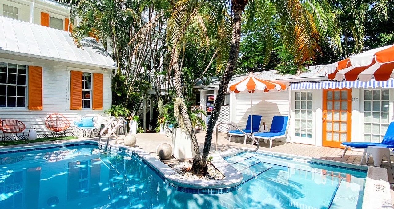 The pool at the house you booked